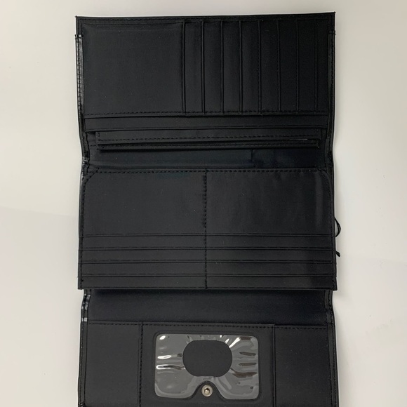 Kasper trifold Faux Leather black Wallet - Picture 9 of 15